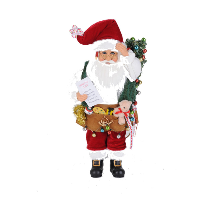 KAREN DIDION Lighted "Honey Do" Santa Figure Default Title