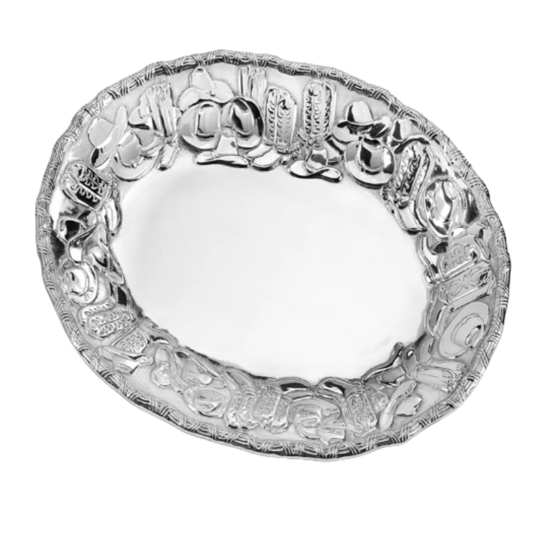 WILTON ARMETALE Western Oval Tray Default Title