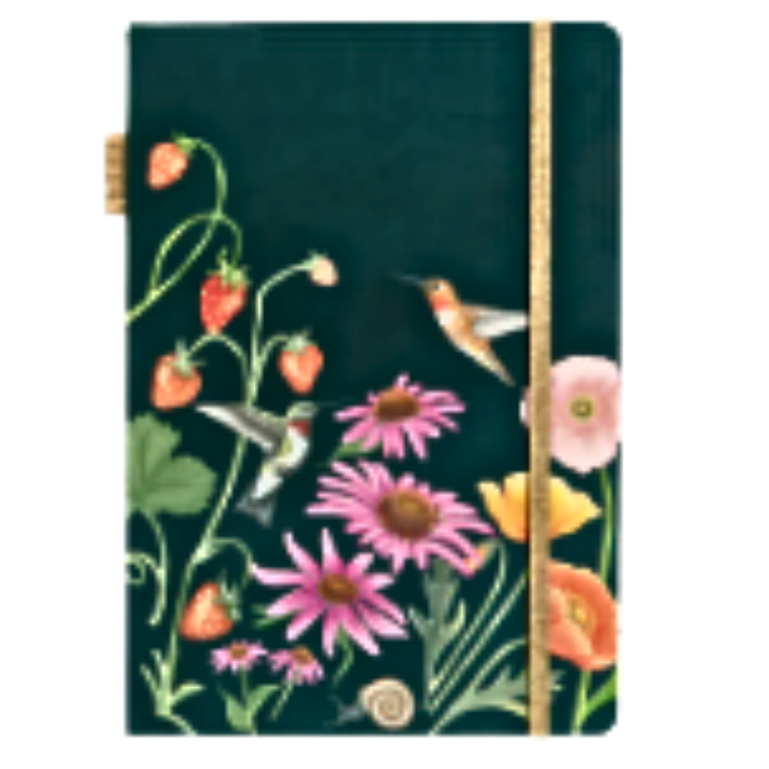 Garden Blooms Lined Journal