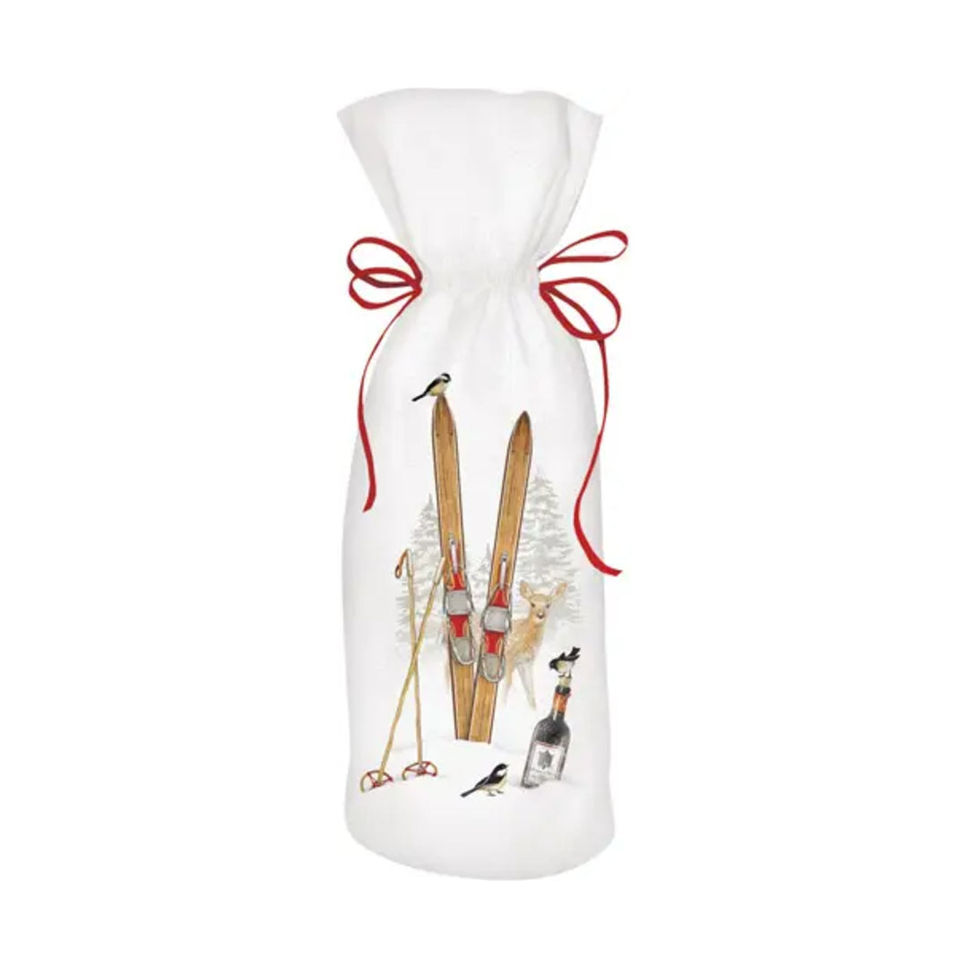 MARY LAKE THOMPSON Ski Deer Wine Bag Default Title
