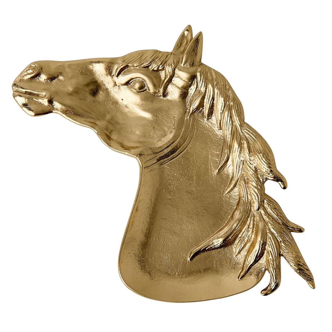 TWO'S COMPANY Derby Horse Desk Trinket Tray Default Title