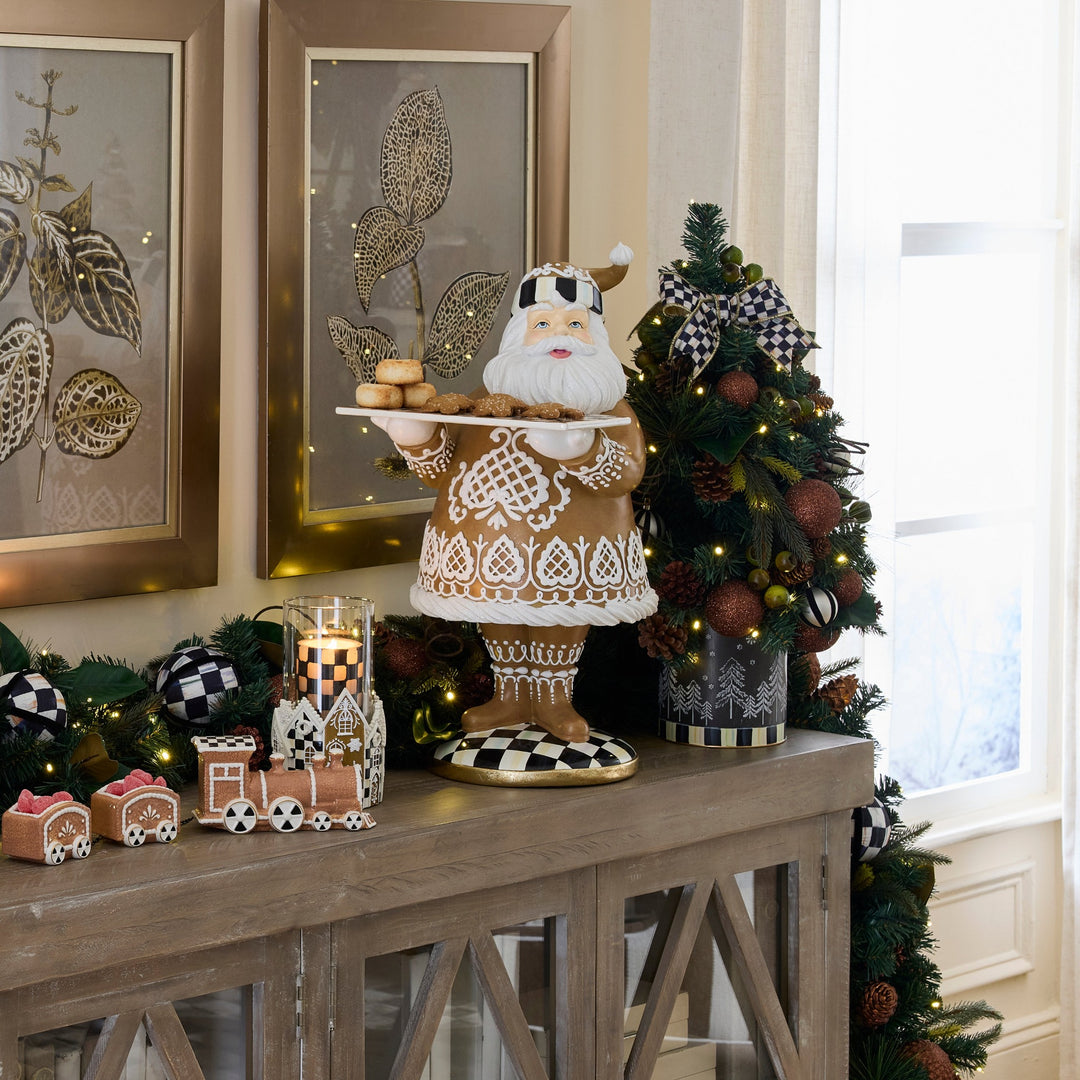 MACKENZIE CHILDS MacKenzie-Childs Gingerbread Santa Butler
