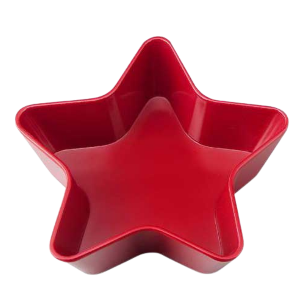 SUPREME HOUSEWARES Patriotic Star Melamine Red Bowl Default Title