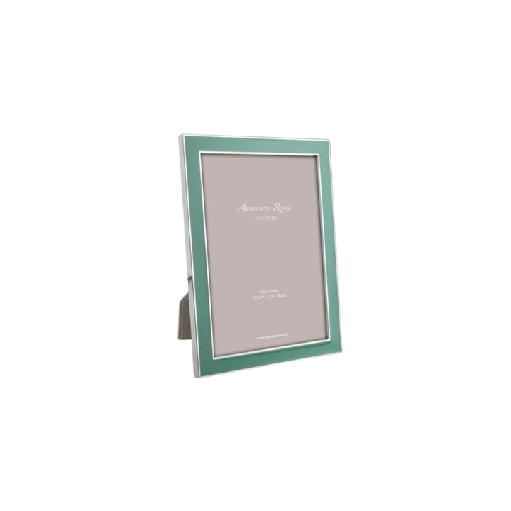 ADDISON ROSS Silver Trim And Enamel Duck Egg Frame Default Title