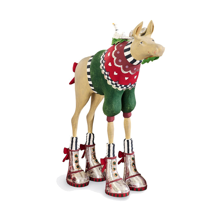 MACKENZIE CHILDS MacKenzie-Childs Patience Brewster Mooseltoe Maude Moose Figure