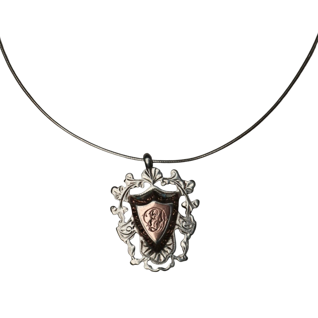 KELLY FLETCHER Kelly Fletcher 18th Century English Fob Necklace On Sterling Silver Wire Default Title