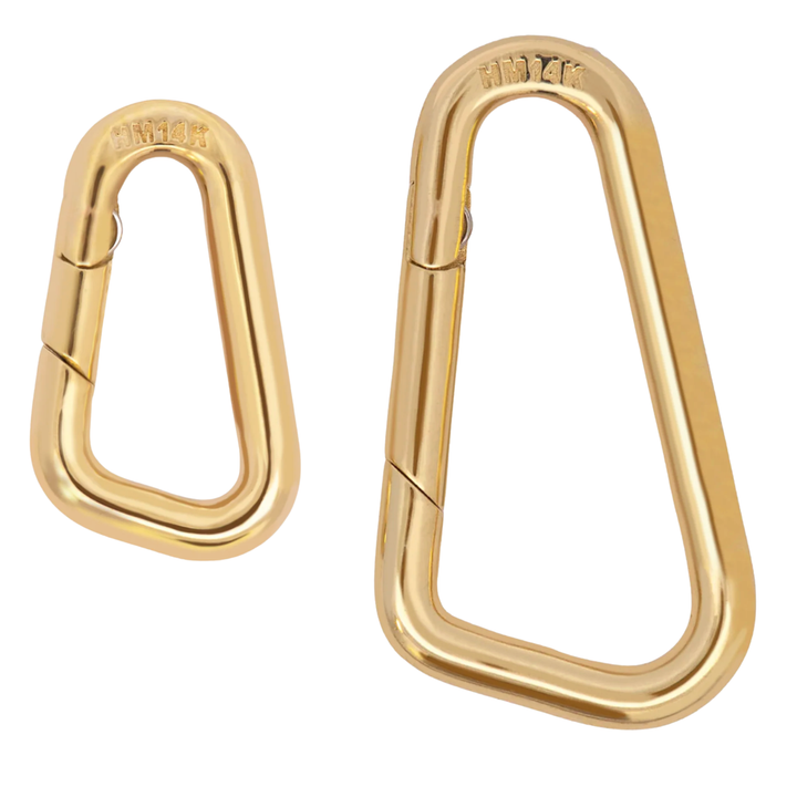 Carabiner Large Hinge In Yellow Gold
