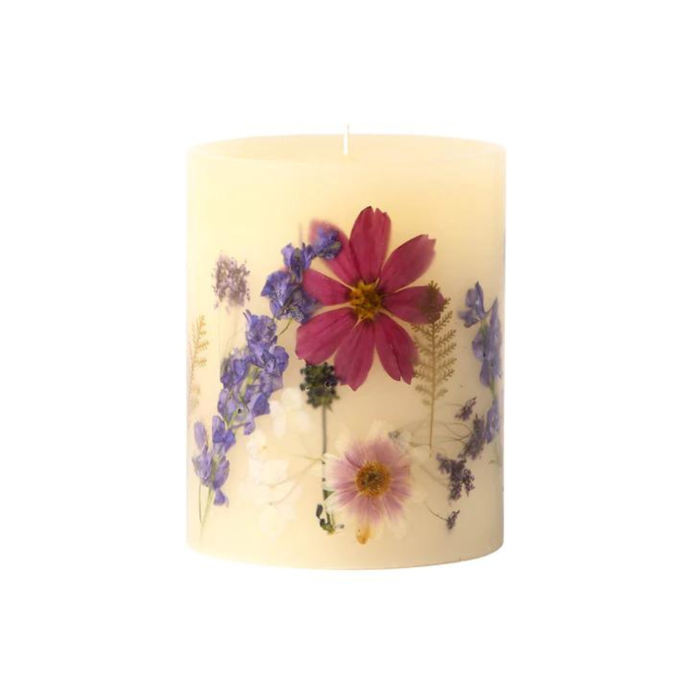 ROSY RINGS Roman Lavender Round Botanical Candle Default Title