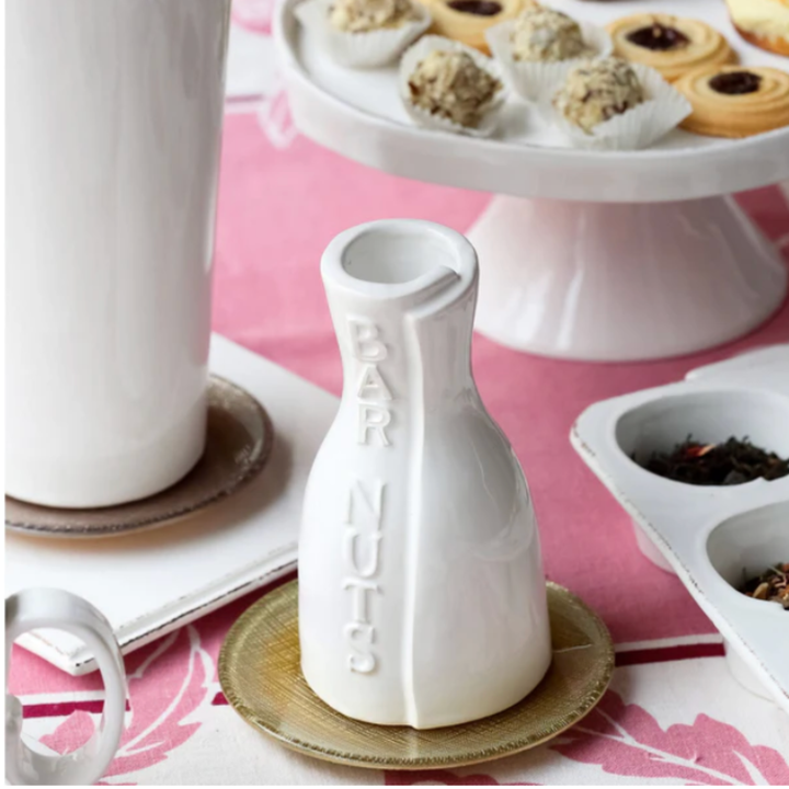 VIETRI Lastra White Cake Stand
