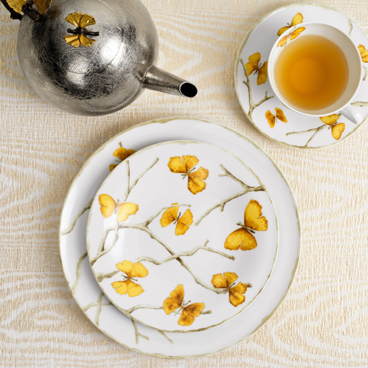 MICHAEL ARAM BUTTERFLY GINKGO GOLD 5PC PLACESETTING