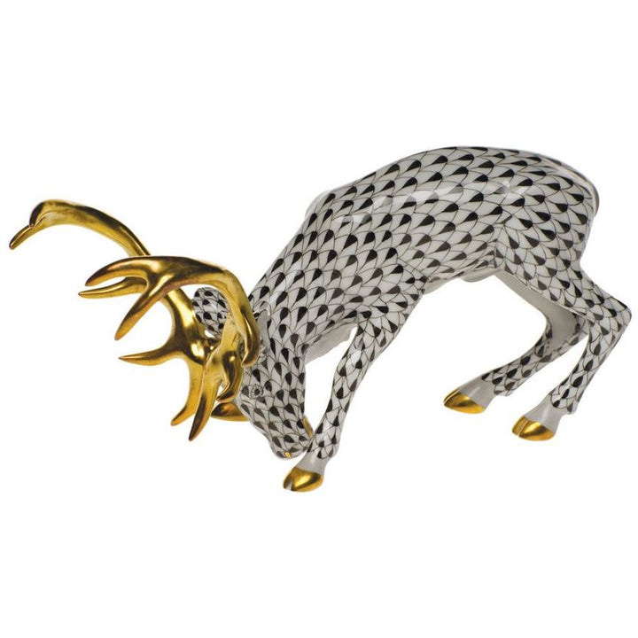 HEREND Stag BLACK