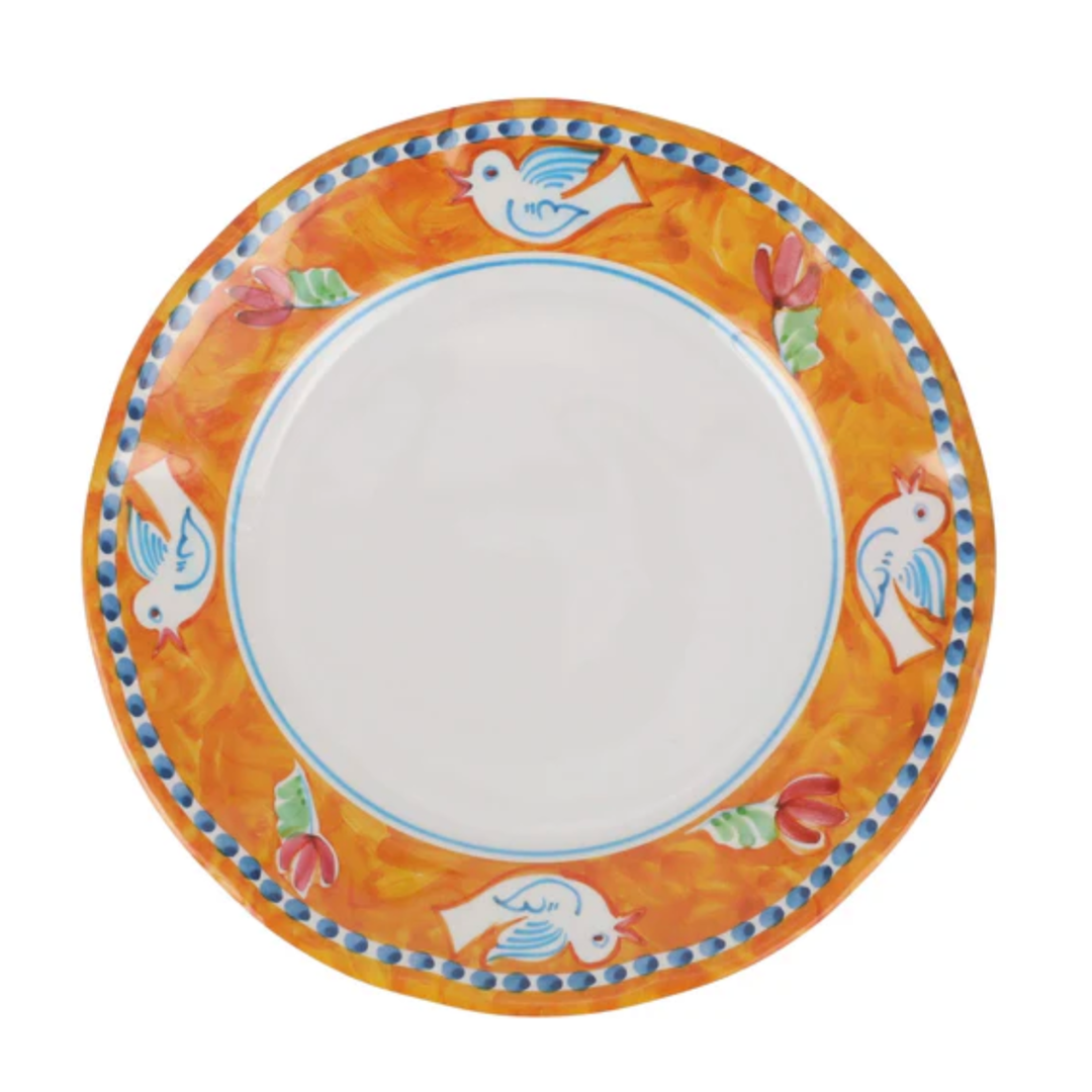 VIETRI Melamine Campagna Uccello Dinner Plate Default Title