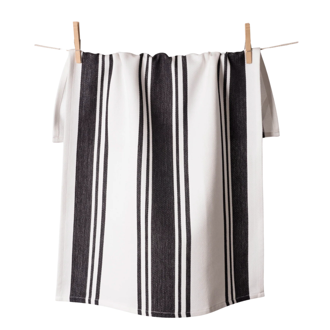 KAF HOME Centerbrand Black Towel