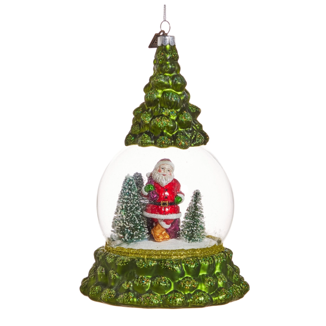 RAZ IMPORTS Santa In The Forest Ornament Default Title
