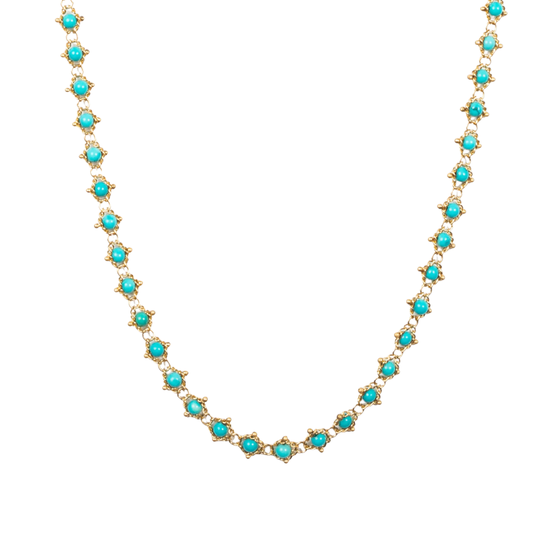 AMALI Woven Turquoise And 18K Yellow Gold Necklace