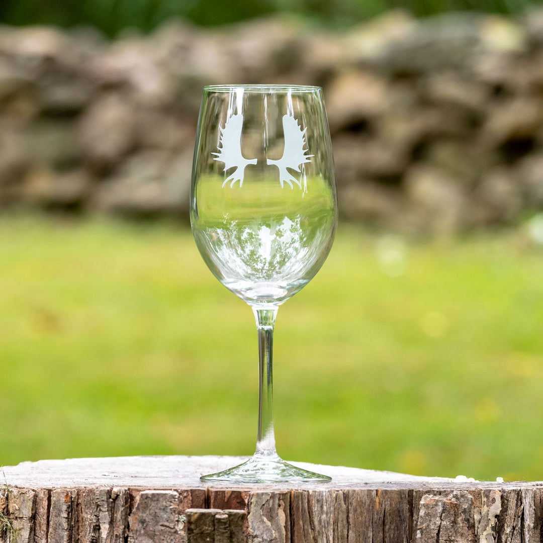 ROLF Moose Paddles White Wine Glass