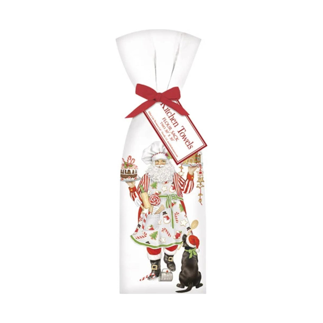 MARY LAKE THOMPSON Apron Santa Towel Set Default Title