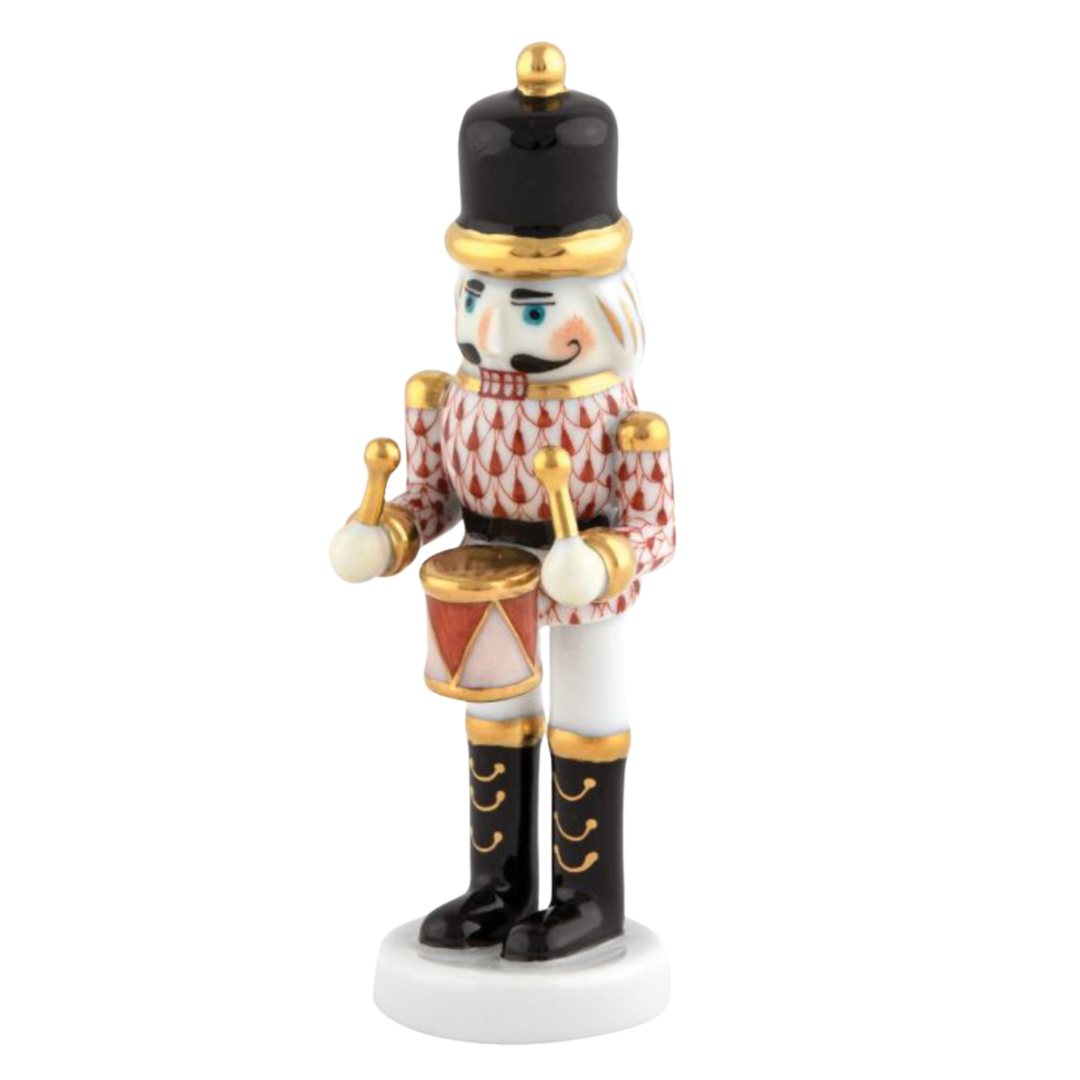 HEREND Nutcracker Drummer RUST