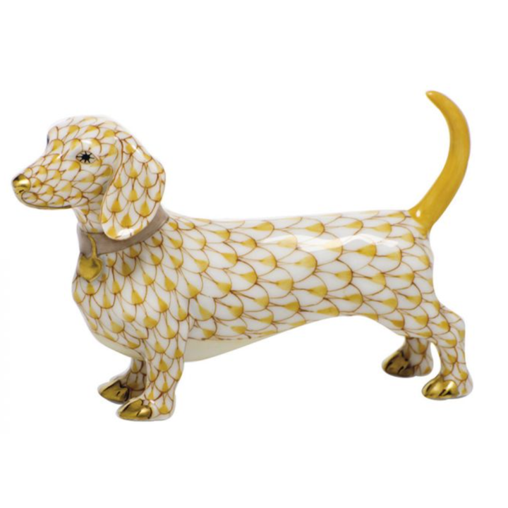 HEREND Dachshund BUTTERSCOTCH