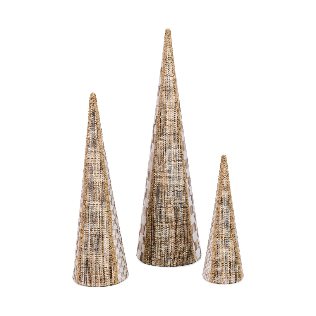 MACKENZIE CHILDS MacKenzie-Childs Natural Noel Cone Tree, Large
