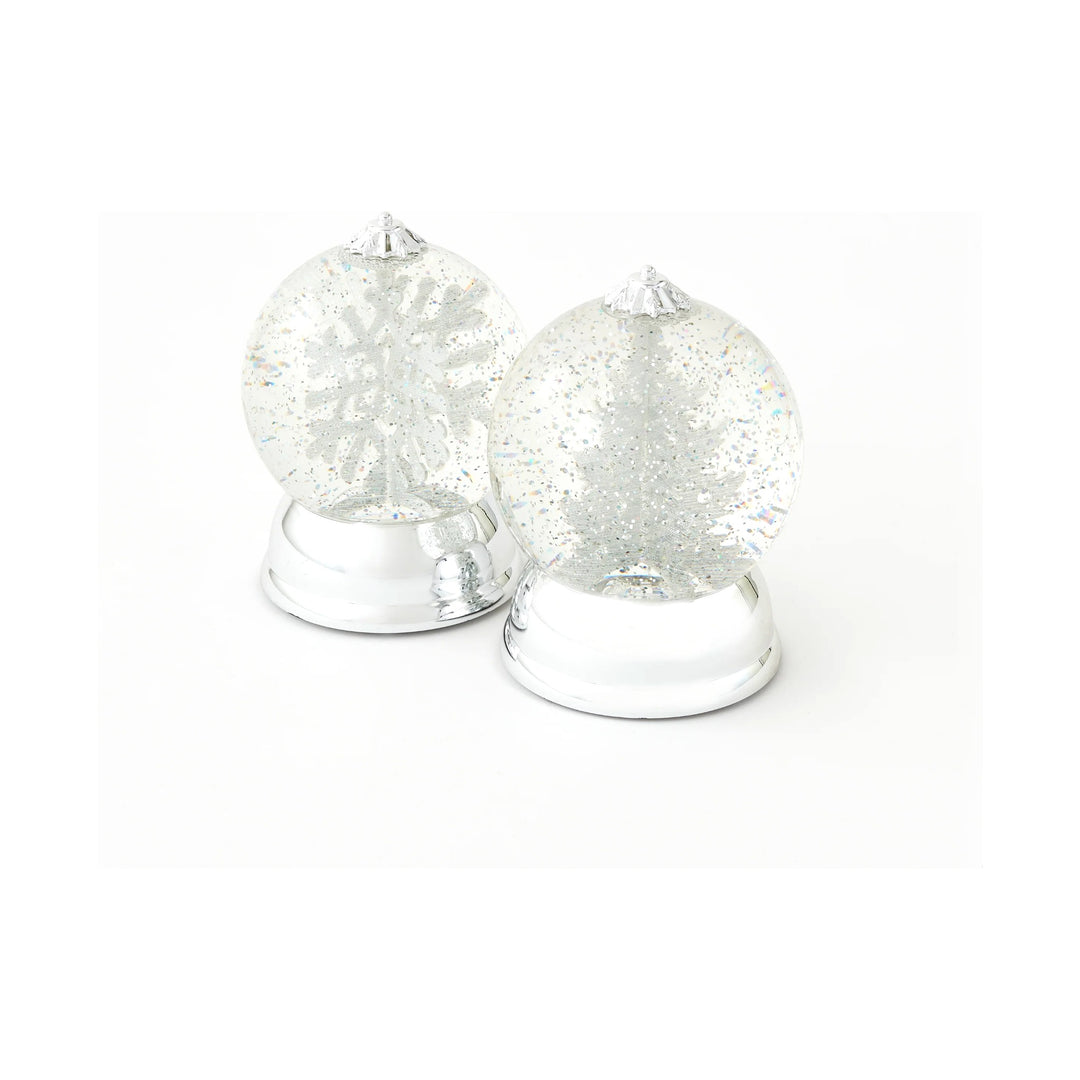 180 DEGREES Lighted Tree and Snowflake Revolving Water Globe Default Title
