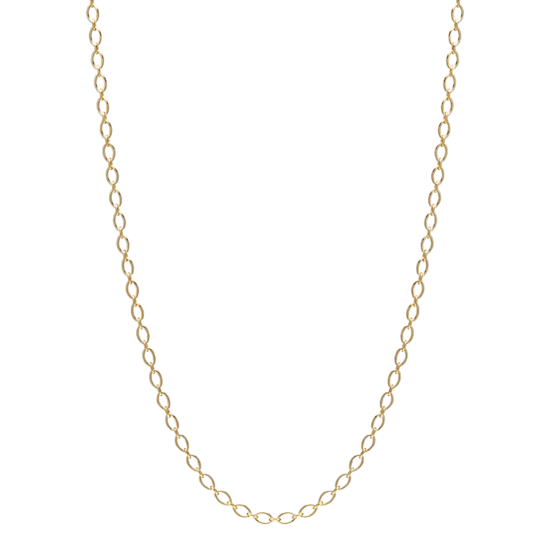 18K Yellow Gold Cornucopia Chain Necklace