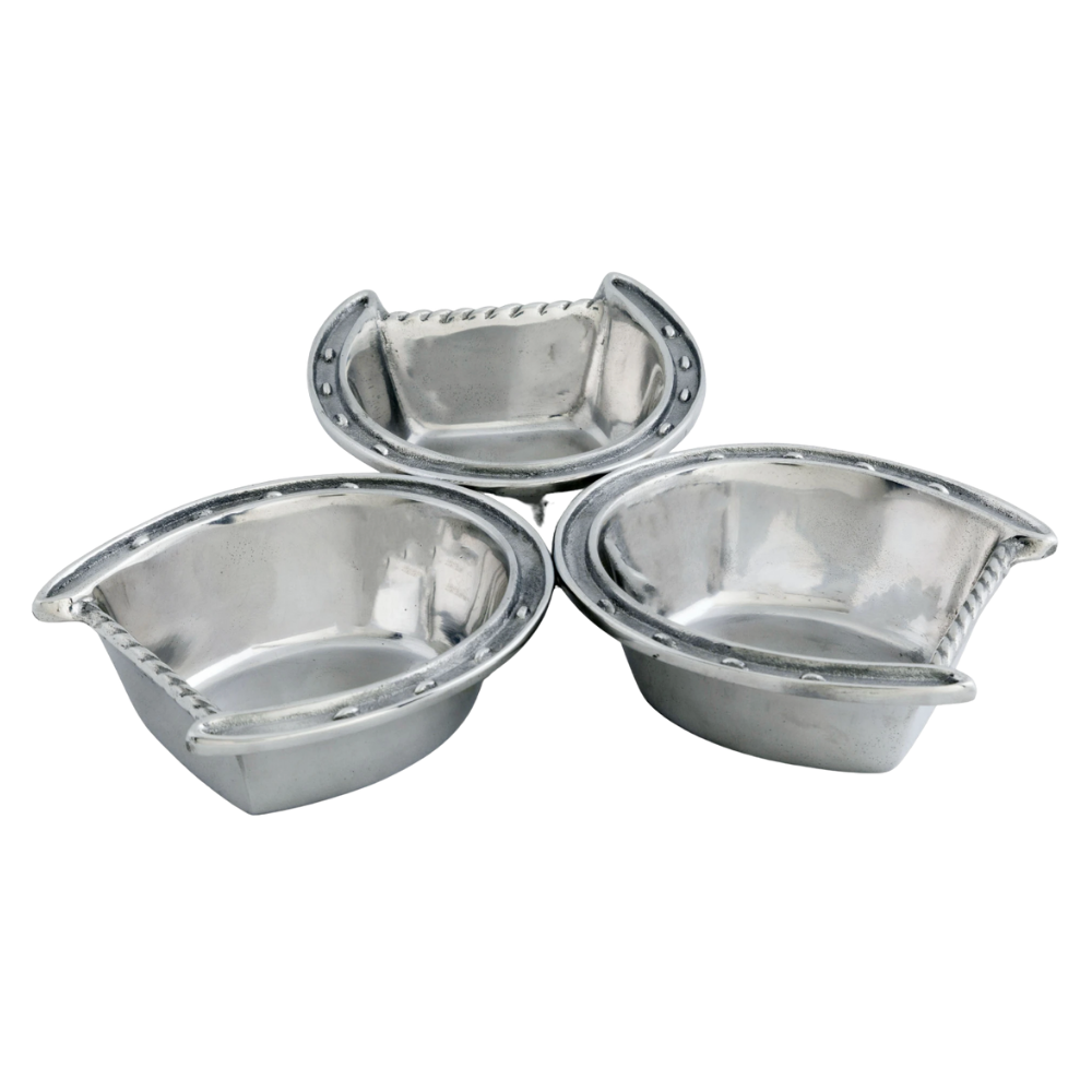 ARTHUR COURT Horseshoes 3 Section Bowl Default Title
