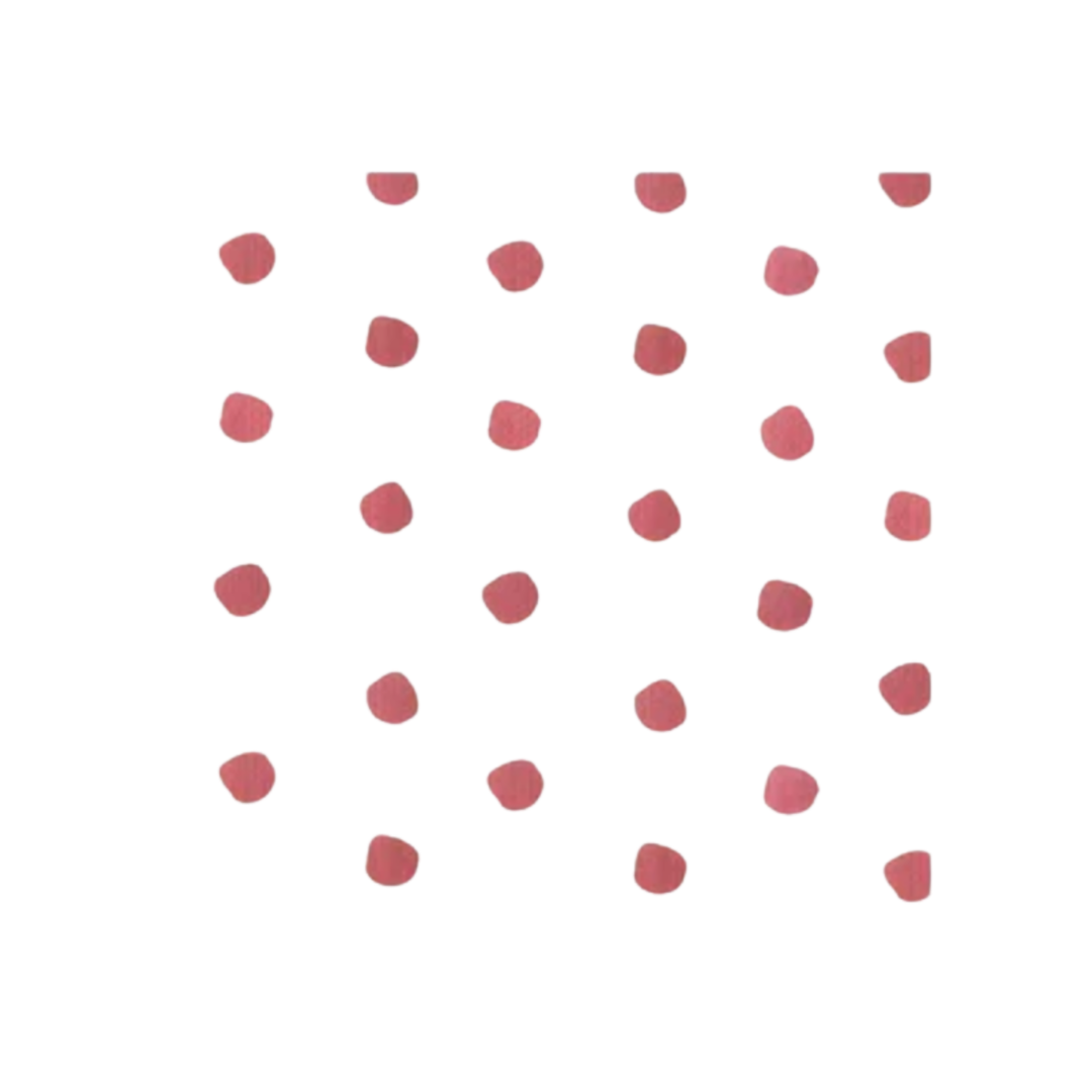 VIETRI Papersoft Crimson Red Napkins Dot Cocktail Napkins P/20