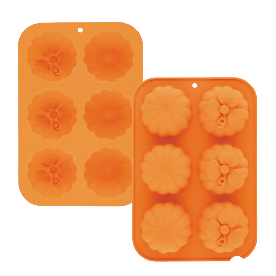 SUPREME HOUSEWARES Pumpkin Cup Cake Mold Set Of 2 Default Title