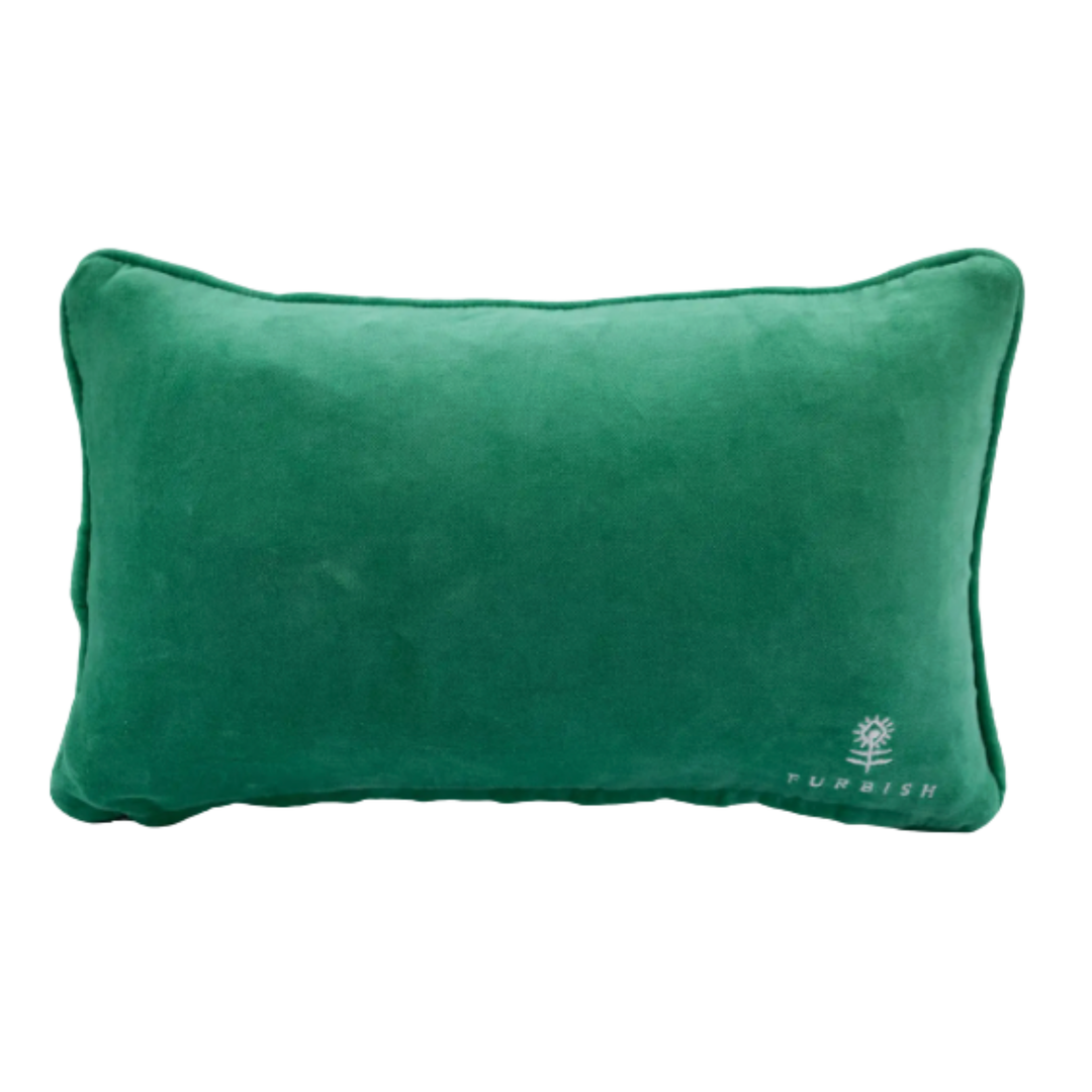 FURBISH STUDIO Hot Mess Needlepoint Pillow
