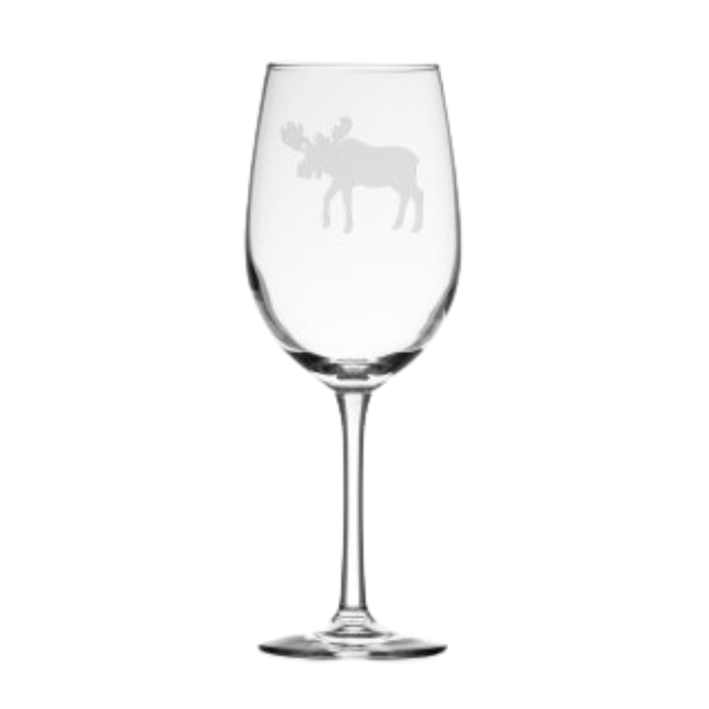 ROLF New Moose Design White Wine Glass Default Title