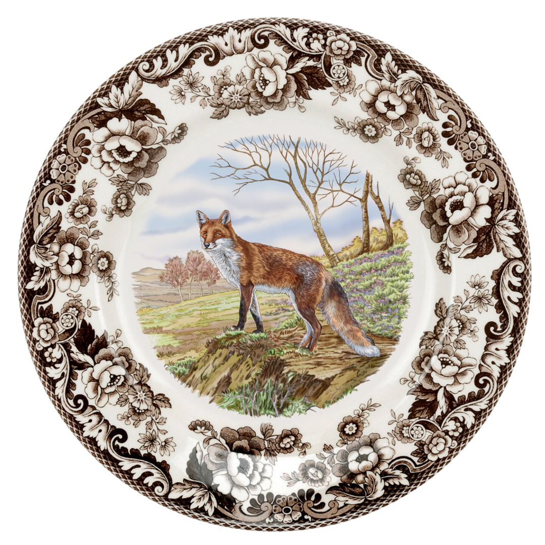SPODE Woodland Red Fox Dinner Plate