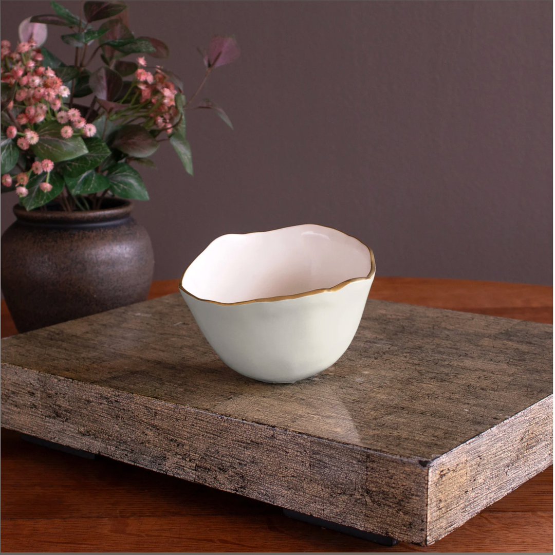 BEATRIZ BALL Encanto Osaka Cream And White Small Bowl