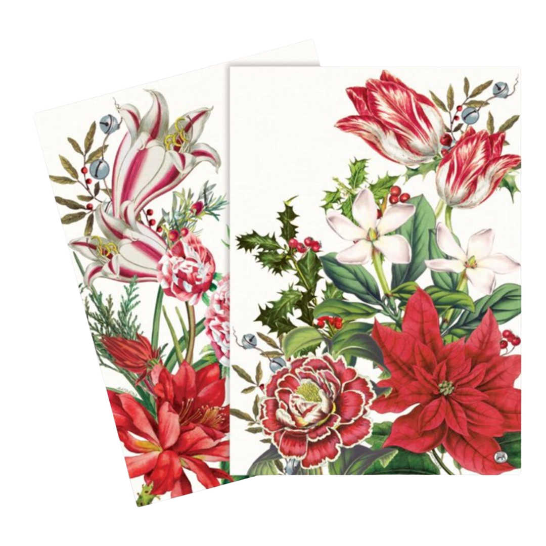 MICHEL DESIGN Christmas Bouquet Kitchen Towel Set Default Title