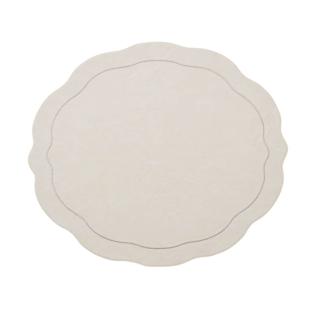 KIM SEYBERT Ivory Tailored Placemat Default Title