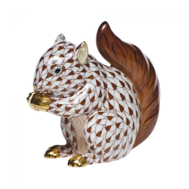 HEREND Baby Squirrel CHOCOLATE