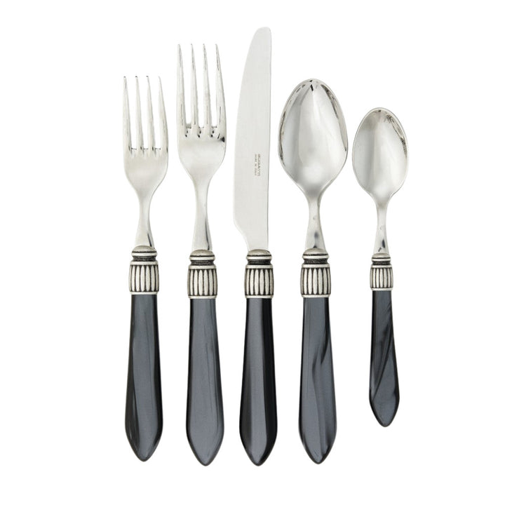 SKYROS PORTO 5 PC PLACE SETTING CHARCOAL Default Title