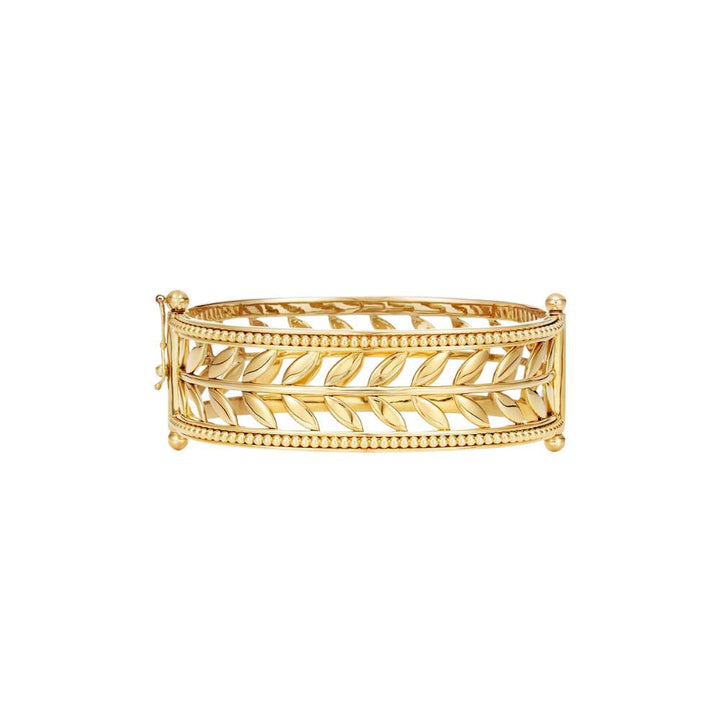 TEMPLE ST CLAIR 18K YELLOW GOLD GRANULATE VINE BRACELET Default Title