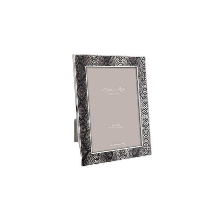 ADDISON ROSS FAUX SNAKE & SILVER FRAME Default Title