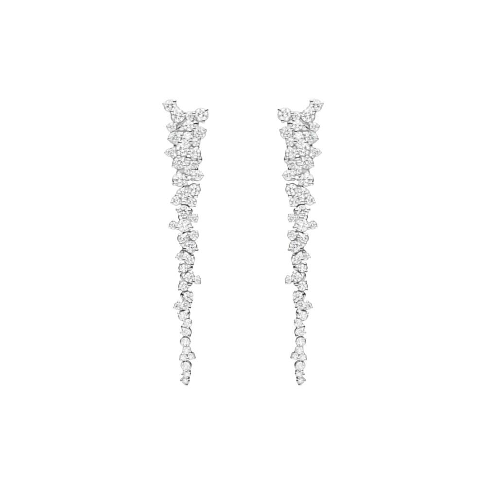 PAUL MORELLI 18K WHITE GOLD CONFETTI DROP EARRINGS Default Title