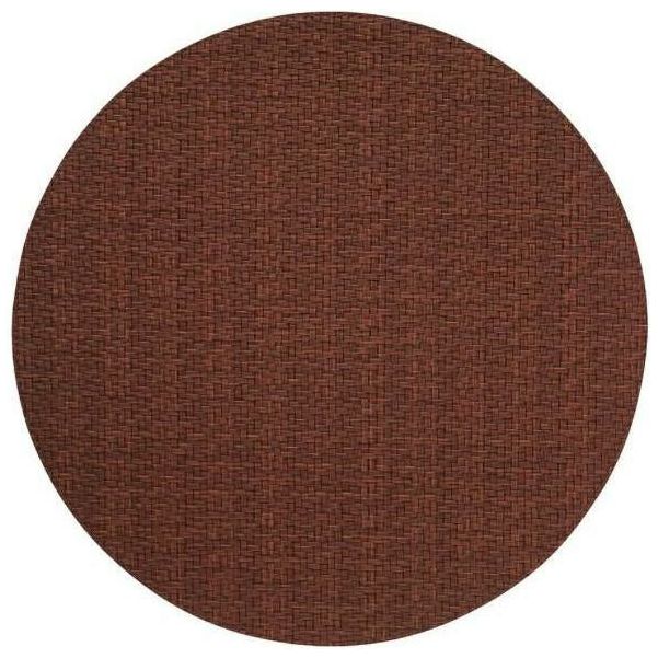 BODRUM WICKER CHOCOLATE ROUND PLACEMAT Default Title