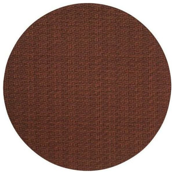 BODRUM Chocolate Wicker Round Placemat Default Title