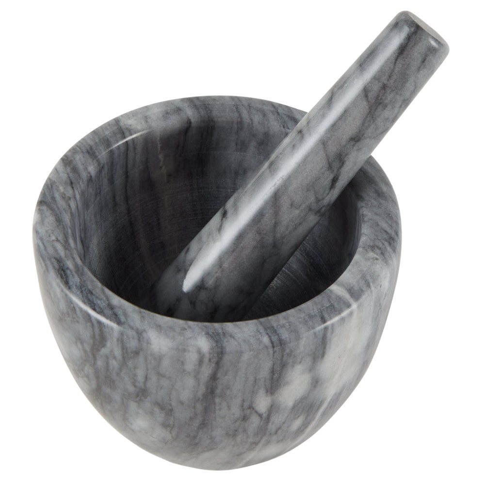 RSVP GREY MARBLE MORTAR AND PESTLE Default Title