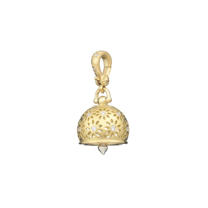 PAUL MORELLI 18K YELLOW GOLD EYELET MEDIATATION BELL #4 Default Title