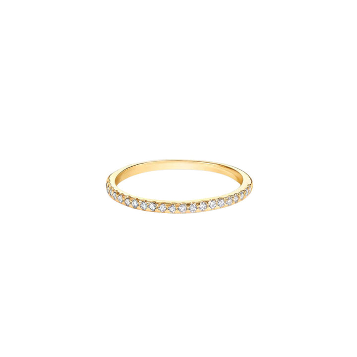 HEATHER B. MOORE 14K YELLOW GOLD PAVE DIAMOND RING Default Title