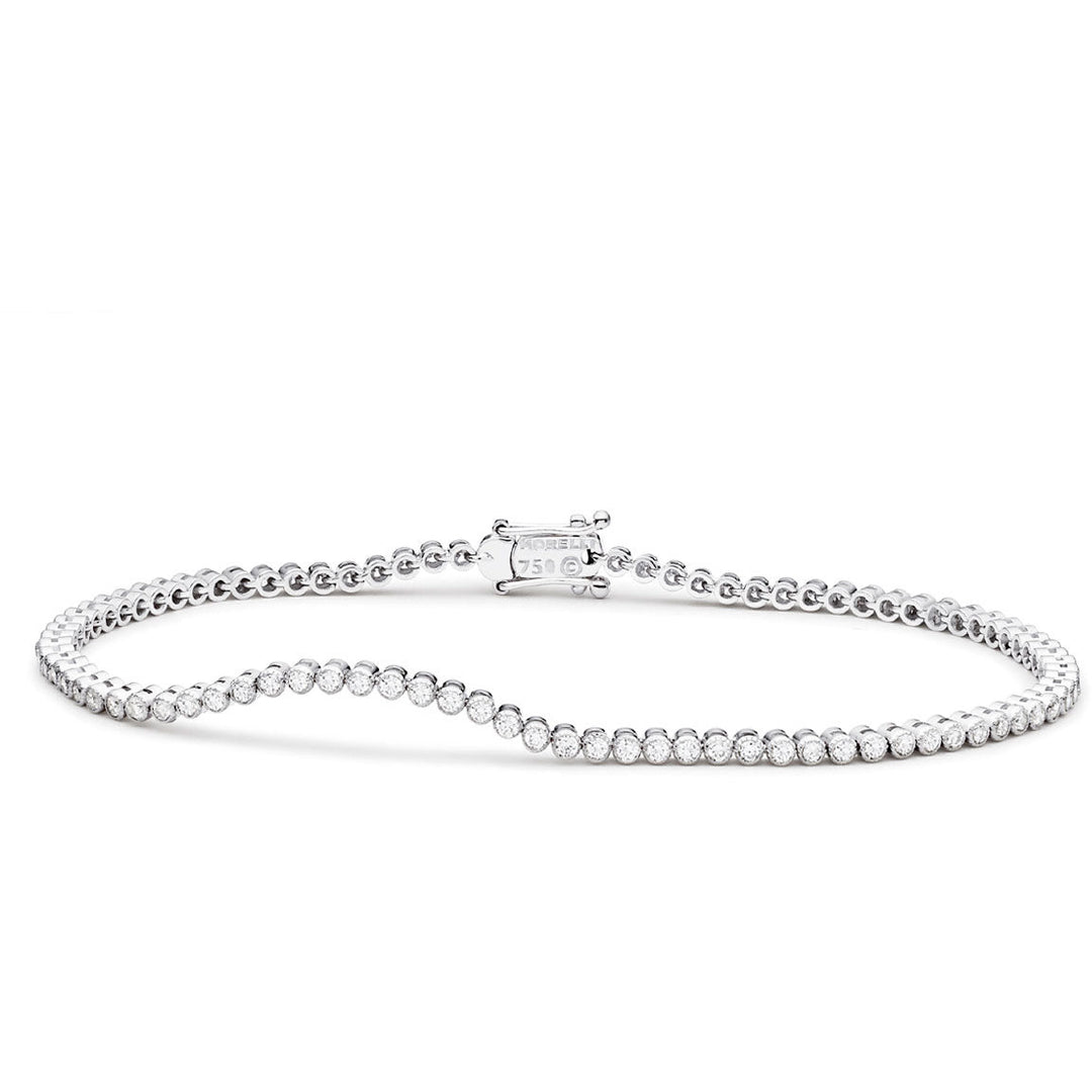 PAUL MORELLI DIAMOND STITCH WHITE GOLD BRACELET Default Title
