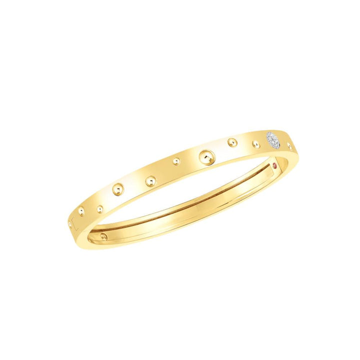 ROBERTO COIN YELLOW GOLD POIS MOI LUNA BANGLE Default Title